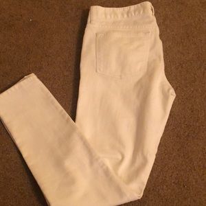 White J.Crew toothpick jeans
